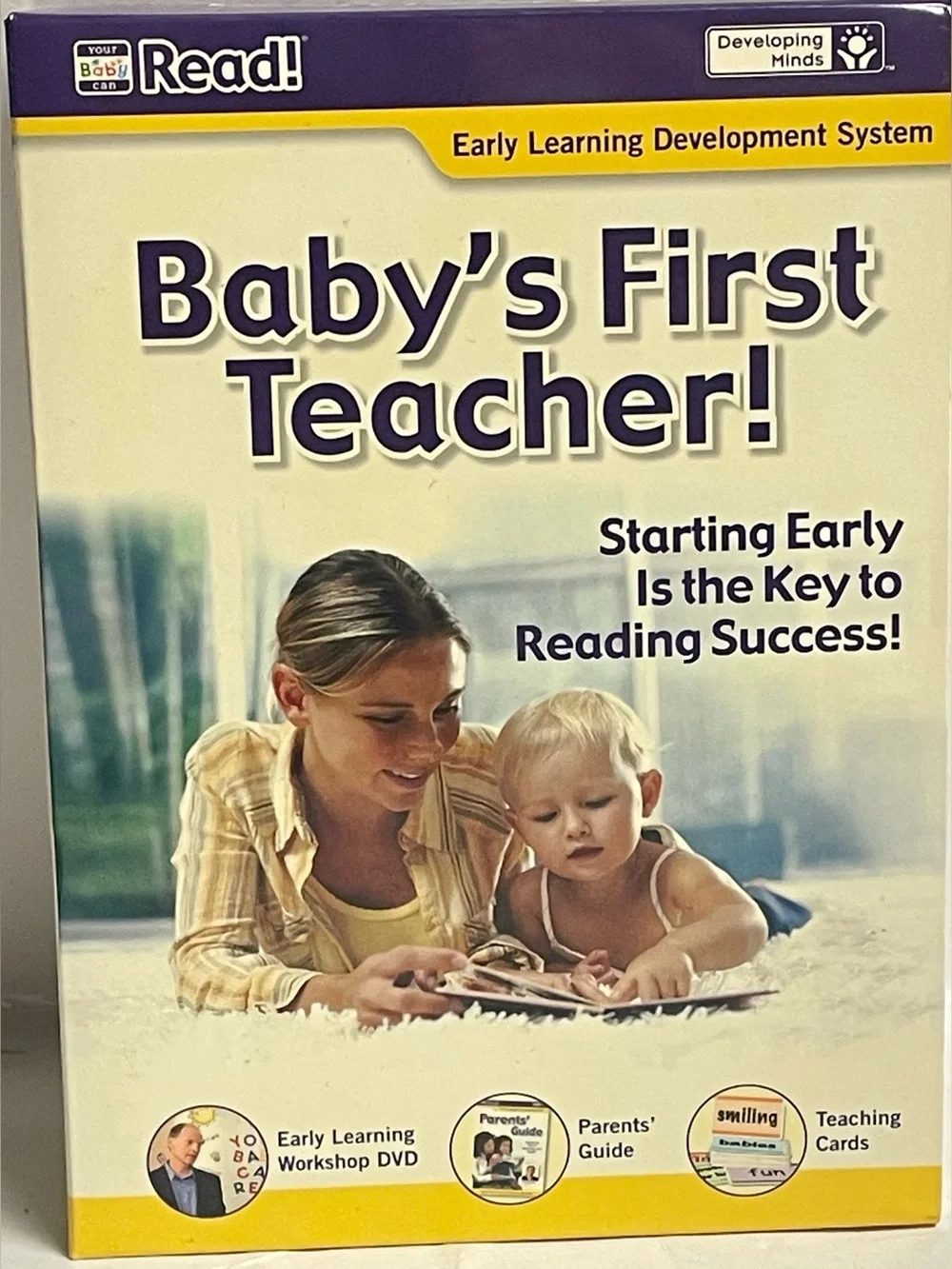 Baby's First Teacher - Your Baby Can Read! Deluxe Set DVDs Books Cards